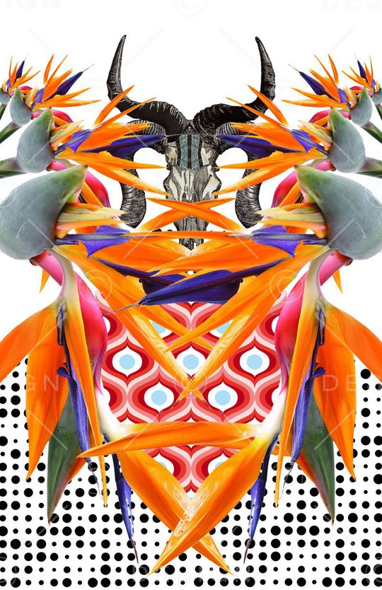 波点渐变印花华亿平台图片