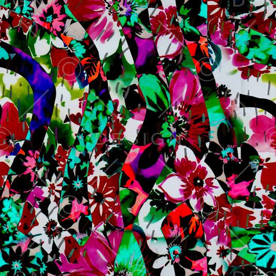 手绘印花华亿平台图片