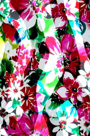 手绘印花华亿平台图片