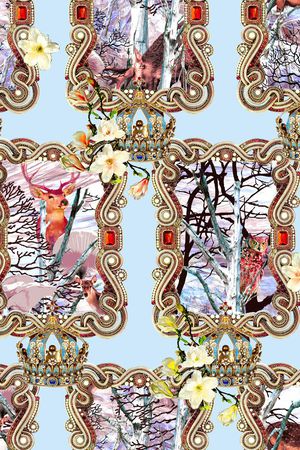 时尚印花华亿平台图片