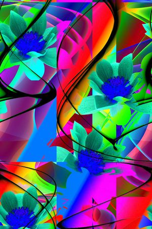 花朵印花华亿平台图片