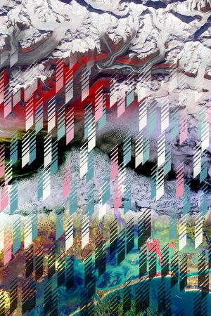 抽象印花华亿平台图片