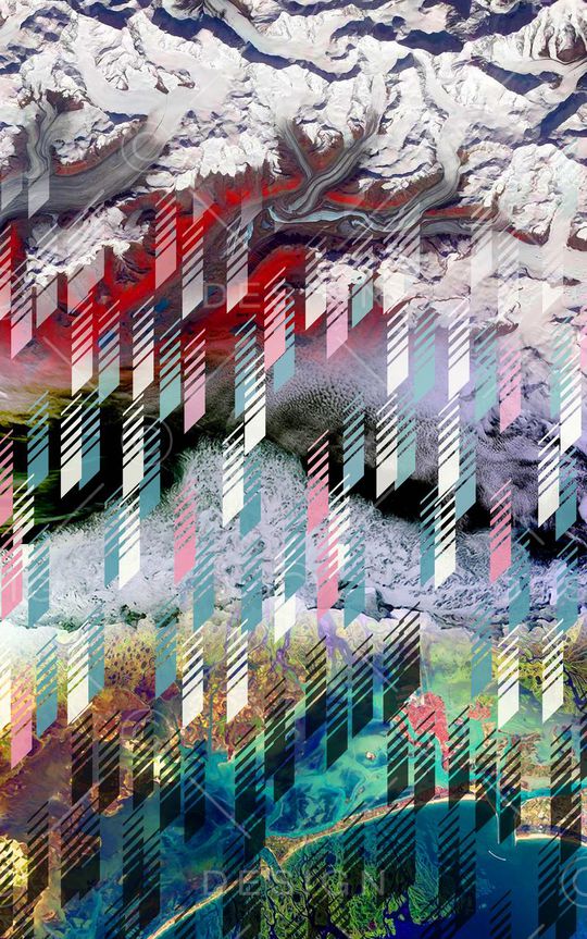 抽象印花华亿平台图片