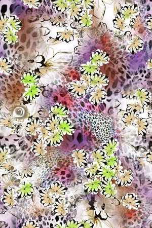 动物 纹理印花华亿平台图片