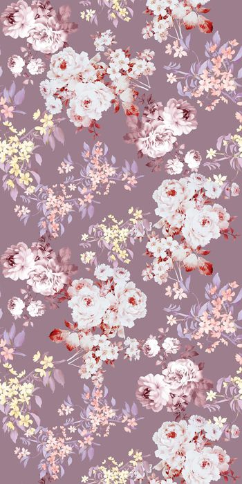 429236-时尚文雅高级灰花卉数码印花