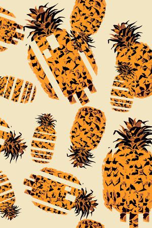 菠萝印花华亿平台图片