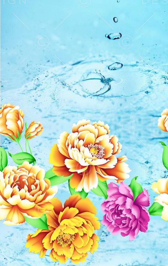 时尚面料华亿平台   数码印花  流行华亿平台印花华亿平台图片