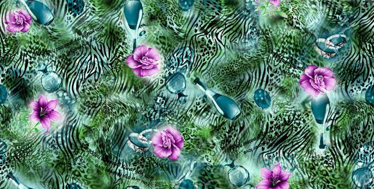 时尚面料华亿平台   数码印花  流行华亿平台印花华亿平台图片