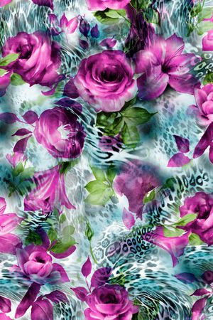 时尚面料华亿平台   数码印花  流行华亿平台印花华亿平台图片