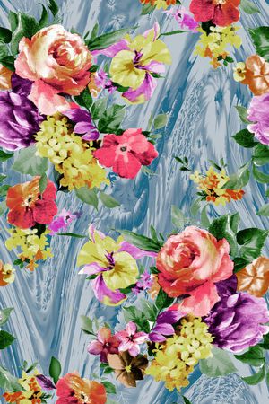 时尚面料华亿平台   数码印花  流行华亿平台印花华亿平台图片