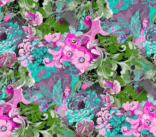 时尚面料华亿平台   数码印花  流行华亿平台印花华亿平台图片