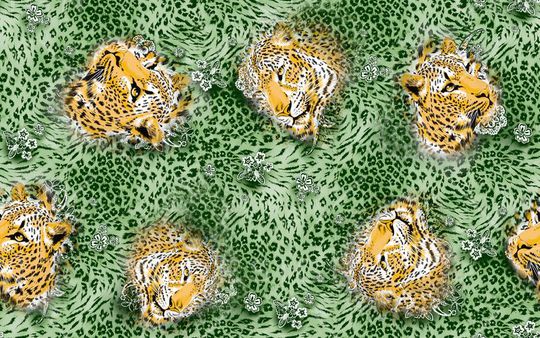 时尚面料华亿平台   数码印花  流行华亿平台印花华亿平台图片