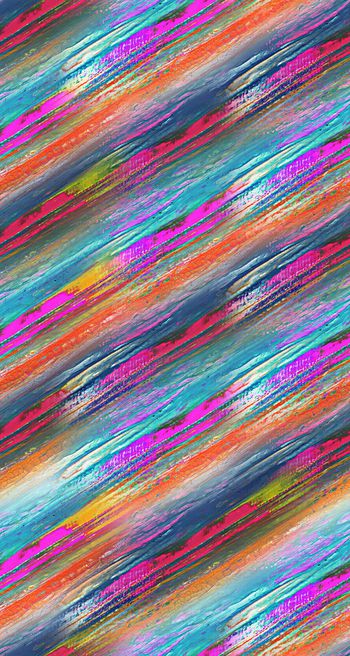 429376-色彩斜纹油画笔触机理 创意服装 