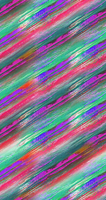 429378-色彩斜纹油画笔触机理 创意服装 