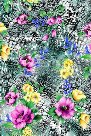 时尚面料华亿平台   数码印花  流行华亿平台印花华亿平台图片