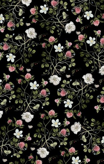 花朵花卉元素印花华亿平台图片