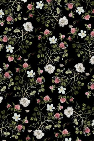 花朵花卉元素印花华亿平台图片