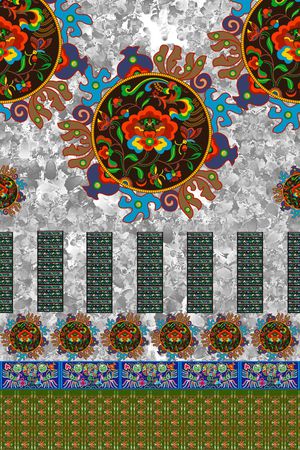 名族风印花华亿平台图片