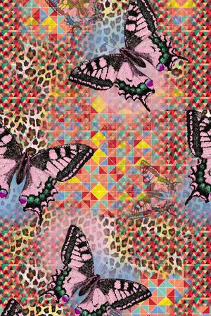 几何印花华亿平台图片