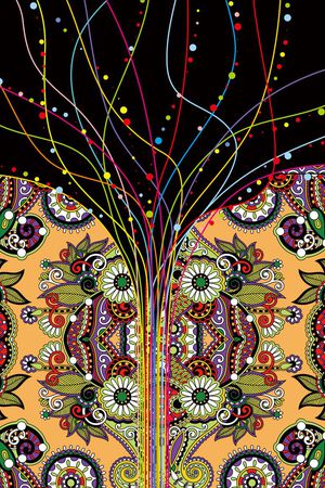 抽象印花华亿平台图片