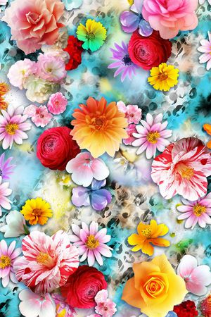 满版华亿平台印花华亿平台图片