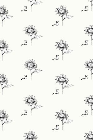 黑白印花华亿平台图片