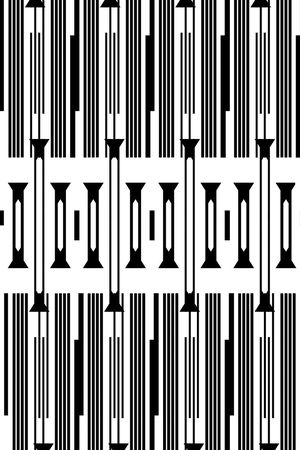 几何图案印花华亿平台图片