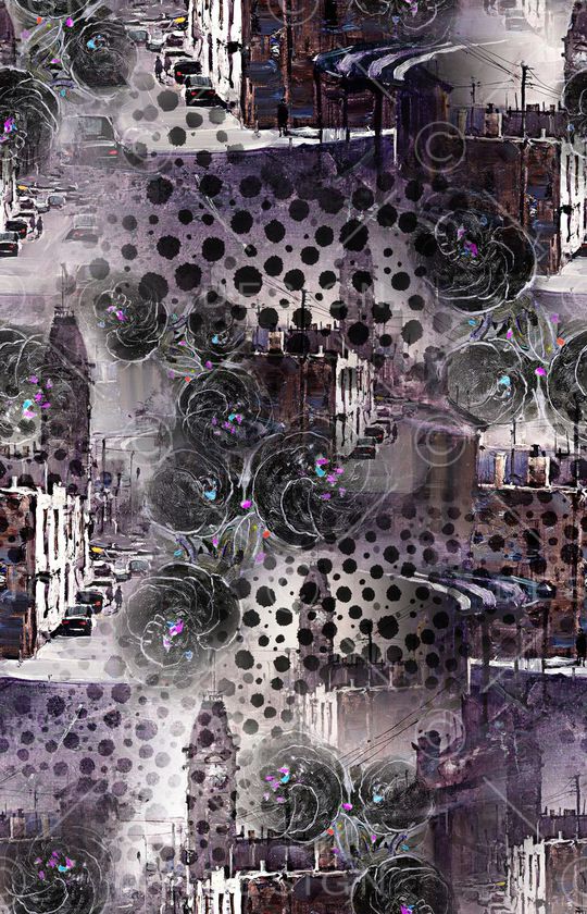 抽象印花华亿平台图片