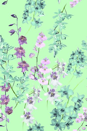 429616-水墨花卉，淡雅素净