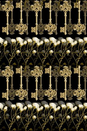 复古印花华亿平台图片