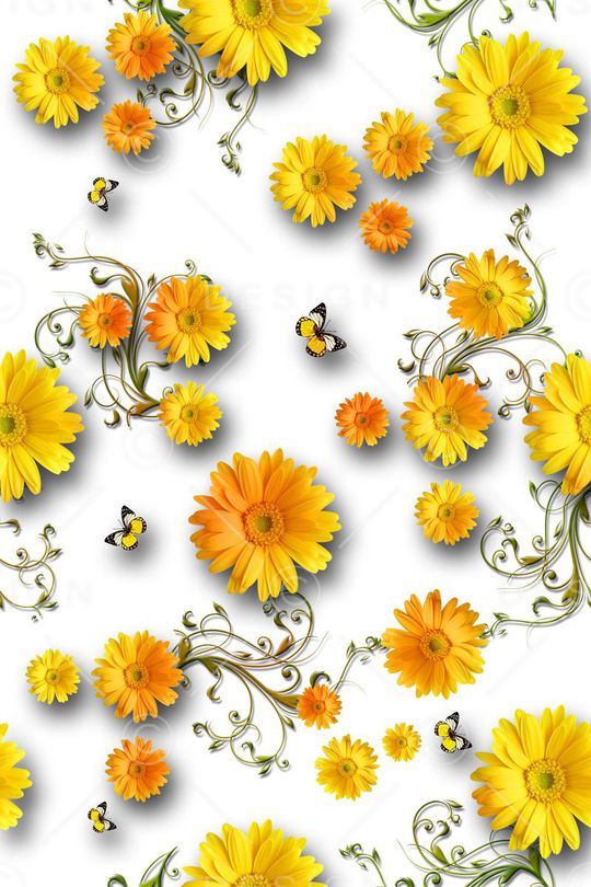 蝴蝶印花华亿平台图片