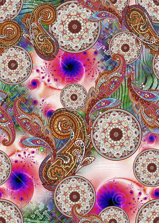 抽象印花华亿平台图片