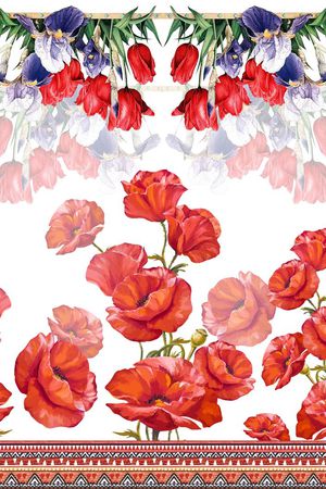 时尚大牌印花华亿平台图片