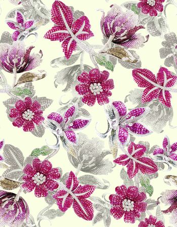 429715-牛逼的珠宝花卉