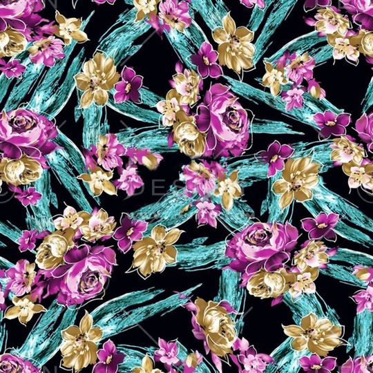 花朵印花华亿平台图片