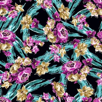 花朵印花华亿平台图片