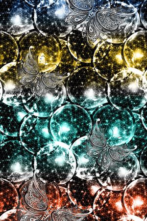 时尚绚丽印花华亿平台图片