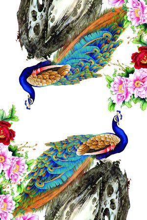 假山印花华亿平台图片