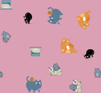 429844-调皮的小猫童装华亿平台