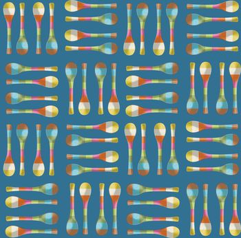 429865-彩色趣味勺子格子华亿平台