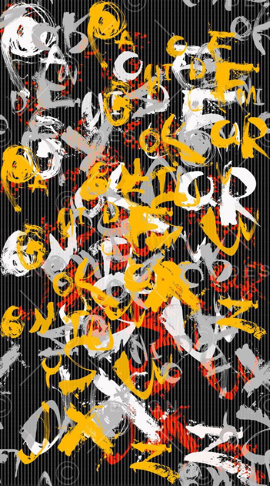 涂鸦印花华亿平台图片