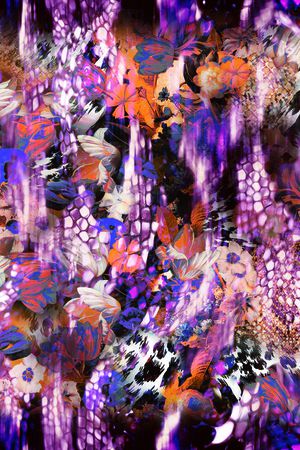 抽象暗调印花华亿平台图片