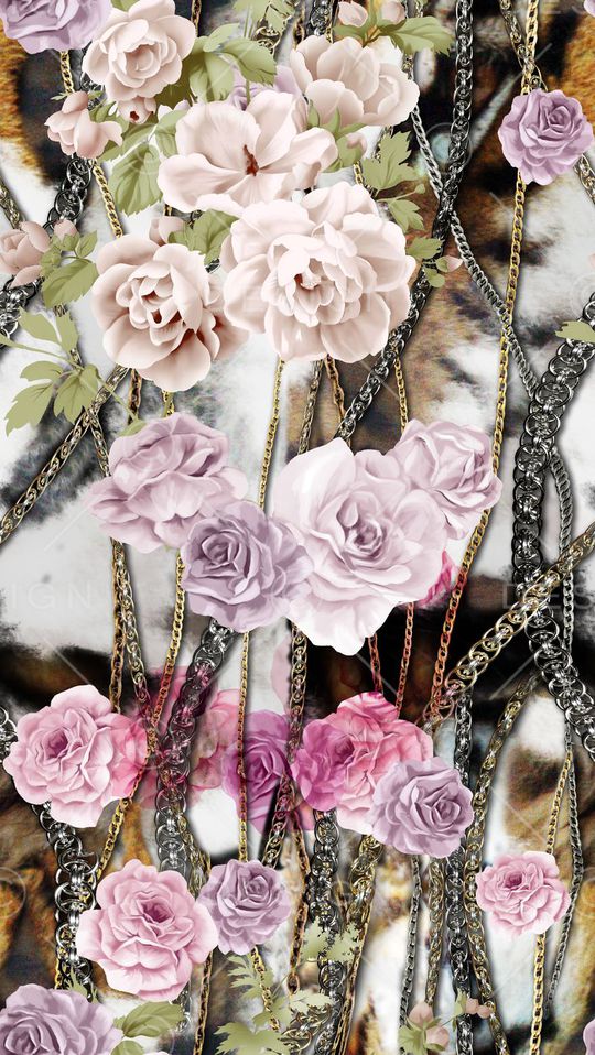 动物纹印花华亿平台图片