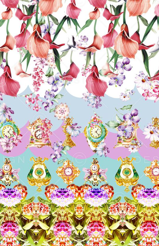 层次花印花华亿平台图片