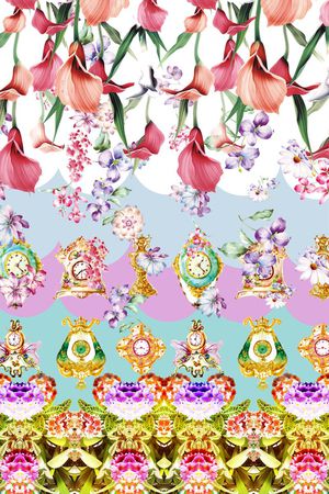 层次花印花华亿平台图片