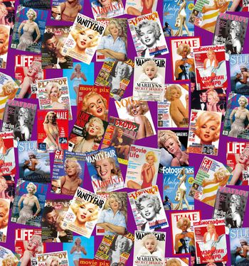 杂志印花华亿平台图片