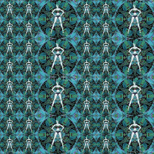 不规则几何印花华亿平台图片