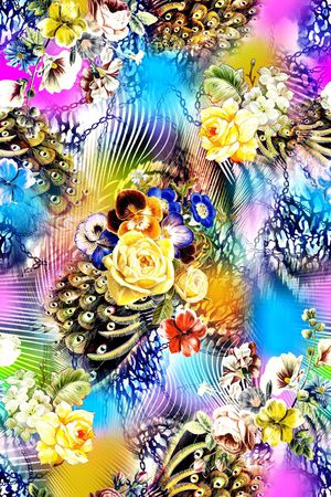 时尚印花华亿平台图片