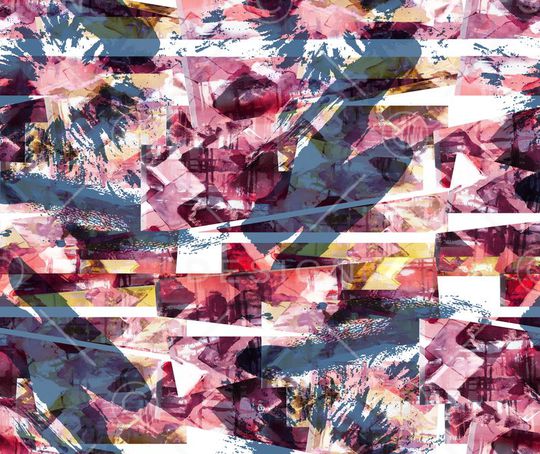 抽象印花华亿平台图片