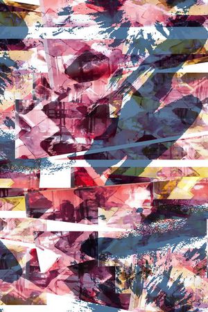 抽象印花华亿平台图片